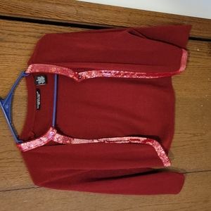 Reference point small sequin sweater *same day shipping